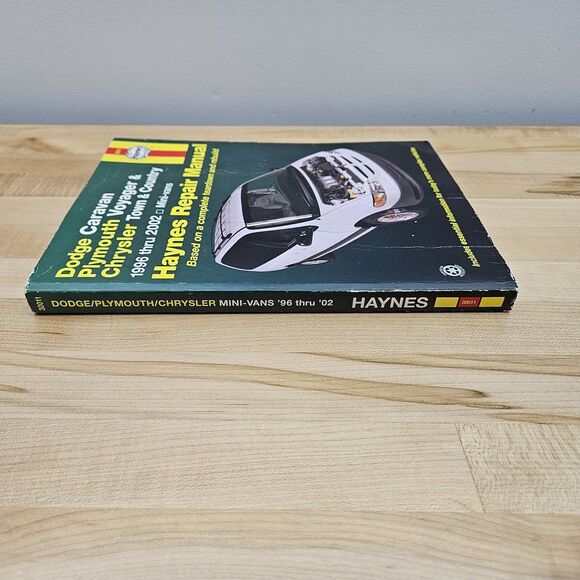 Repair Manual Haynes 30011 Dodge Caravan 1996 Thru 2002 Plymouth Voyage Chrysler - Picture 2 of 4